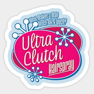 Ultra Clutch Hairspray Sticker